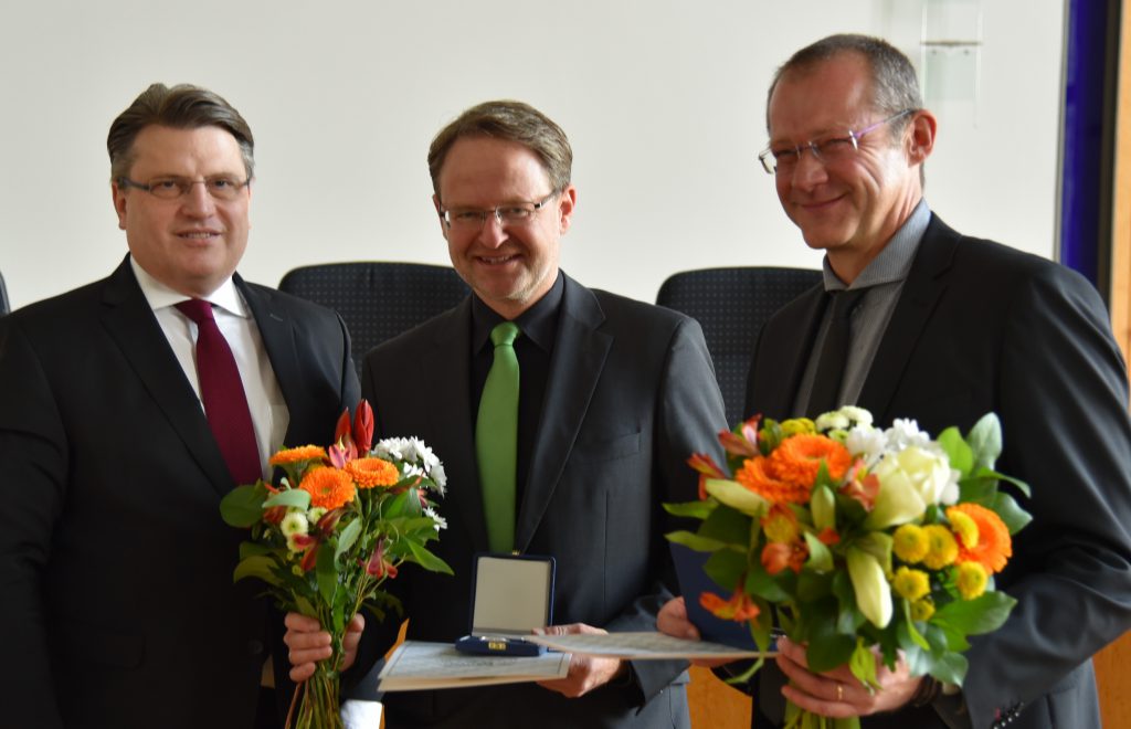 Überreichung der Medaille für die Verdienste um die Bayerische Justiz